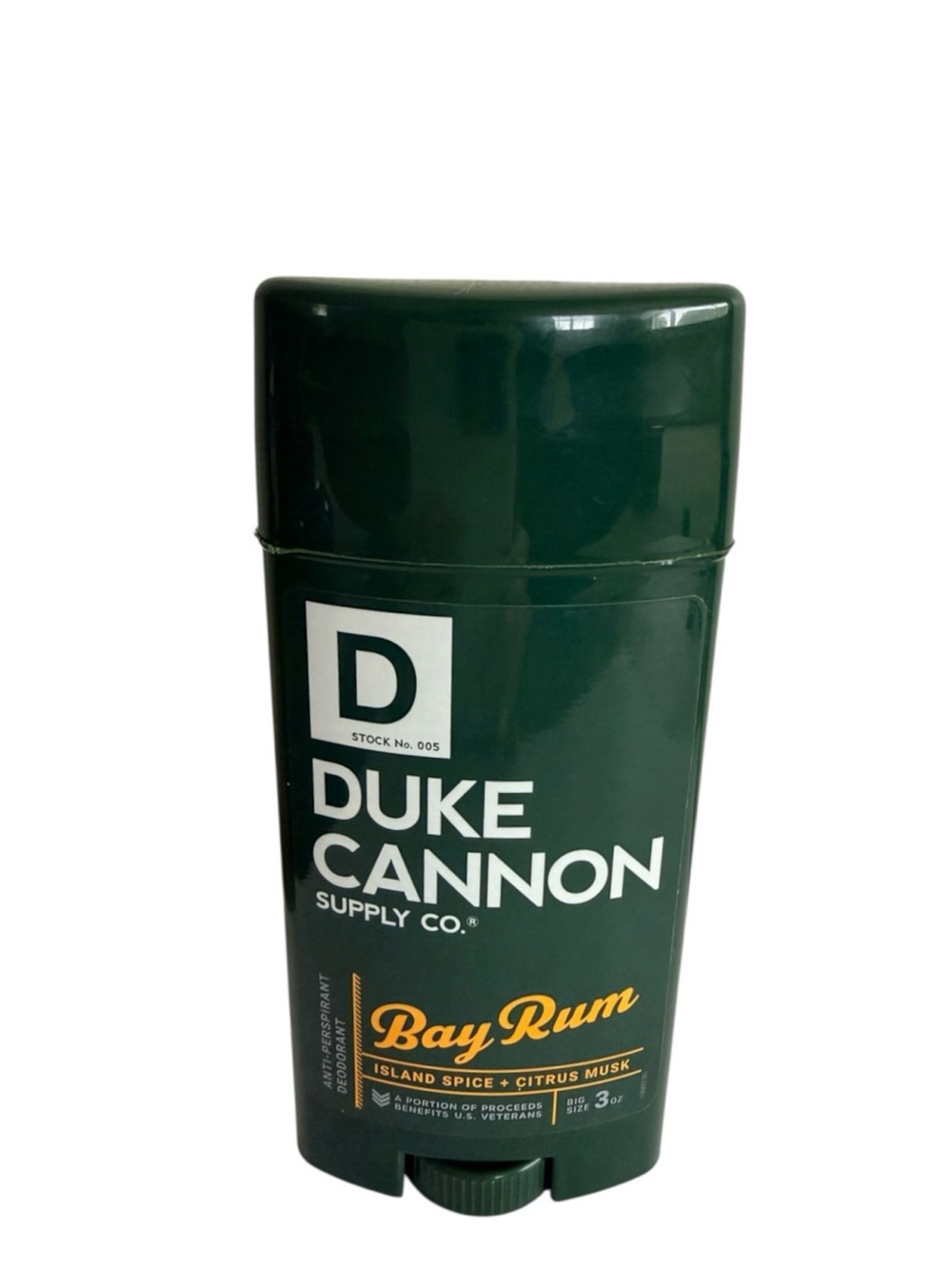 Duke Cannon Supply Co. Anti-Perspirant Deodorant Bay Rum New